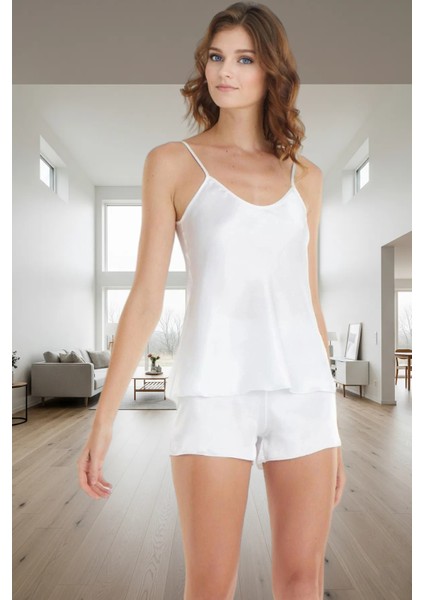 Yazlık 3lü Saten Pijama Takımı Renk Regular Kalıp Kadın Rahat Kullanım Dayanıklı Malzeme modelleri