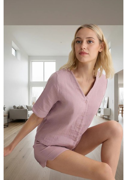 Rahatlık ve Şıklık Bir Arada Müslin Pijama Takımı Özel Tasarım Trend fiyatları