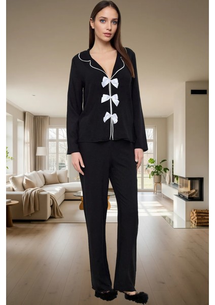 Rahat Viskon Pijama Takımı; Renk Uzun Kollu Boru Paça Ömürlü Özenle Seçilmiş fiyatları