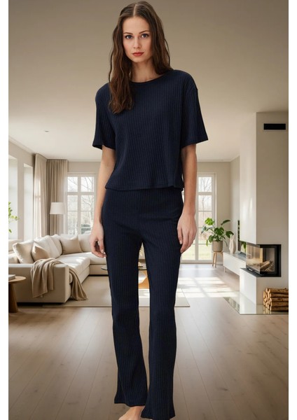 Polyester Pamuk Homewear Pijama Takımı Regular Kalıp 2 Parça Kaliteli Işçilik fiyatları