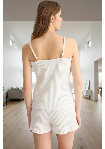 Pamuklu Çizgili Pijama Takımı Rahat ve Şık Ev Giyim Seti Günlük Kullanım Için Seçkin Malzeme modelleri