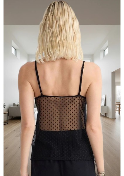 Ince Askılı Dantelli Viskoz Pijama Takımı Ev Giyim Özenle Seçilmiş Özel Tasarım modelleri