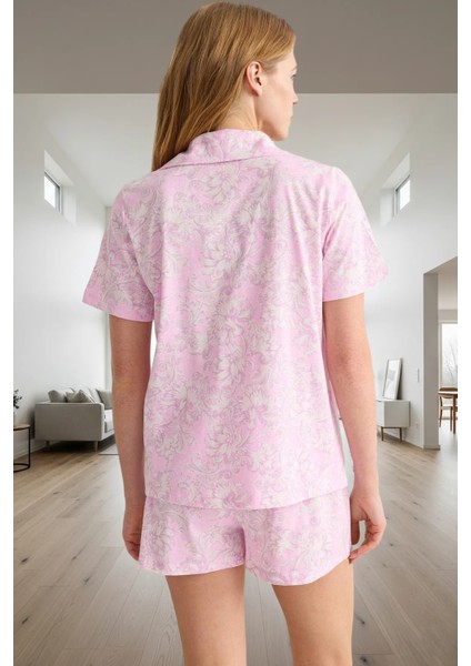 Yaz Mevsimi Için Pamuklu Etnik Desenli Rahat Pijama Takımı Mükemmel Uyum Kullanım Uzun Ömürlü modelleri