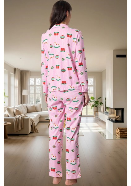 Yılbaşı Temalı Pamuklu Pijama Takımı Rahatlık ve Şıklık Bir Arada Premium Kalite Şık Görünüm modelleri
