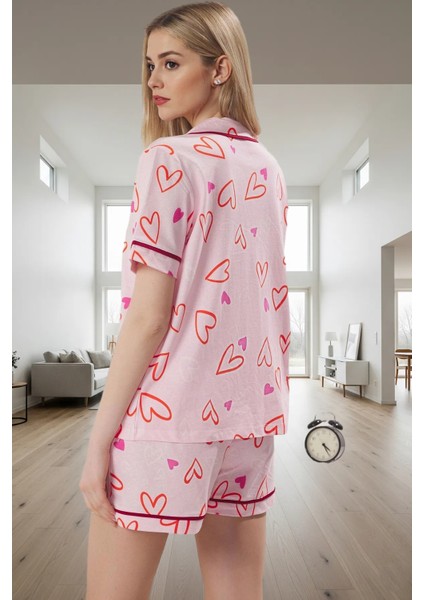 Rahat Kalpli Pijama Takımı %100 Pamuk Yazlık Mükemmel Uyum Özel Tasarım Zarifane fiyatları