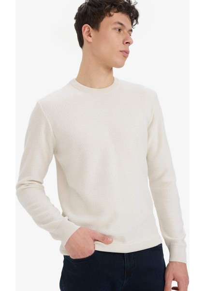 Standart Fit Bisiklet Yaka Triko Kazak C9618AX25AU