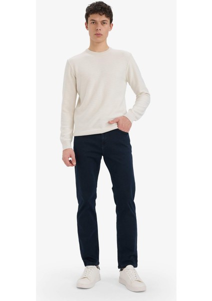 Standart Fit Bisiklet Yaka Triko Kazak C9618AX25AU fiyatları