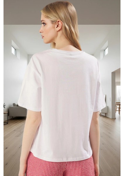 Çok Ekose Desenli Pamuklu Pijama Takımı Nefes Alabilir ve Rahat Kullanım Modern Stil modelleri