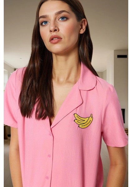 Dokuma Saten Pijama Takımı Nakış Detaylı Regular Kalıp Kaliteli Işçilik Yüksek Kalite modelleri