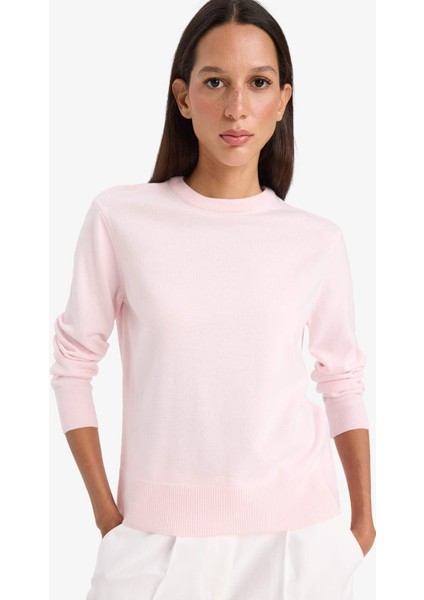 Relax Fit Bisiklet Yaka Triko Kazak C0058AX25WN