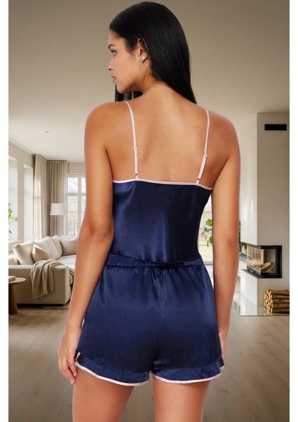 2'li Saten Pijama Takımı Ev Konforu ve Şıklığı Bir Arada Zarifane Tasarım Özenle Seçilmiş modelleri