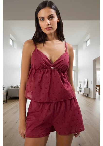 Rahat ve Şık %100 Pamuklu Pijama Takımı V Yaka Ince Askılı Kaliteli Işçilik fiyatları