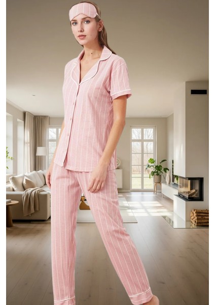 3lü Pijama Takımı Örme Kumaş Regular Kalıp Rahat Uyku Premium Kalite Yüksek