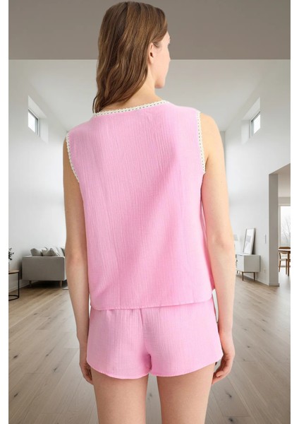 Yazlık Pamuklu Pijama Takımı Şortlu V Yaka Yüksek Kalite Premium Şık Görünüm modelleri