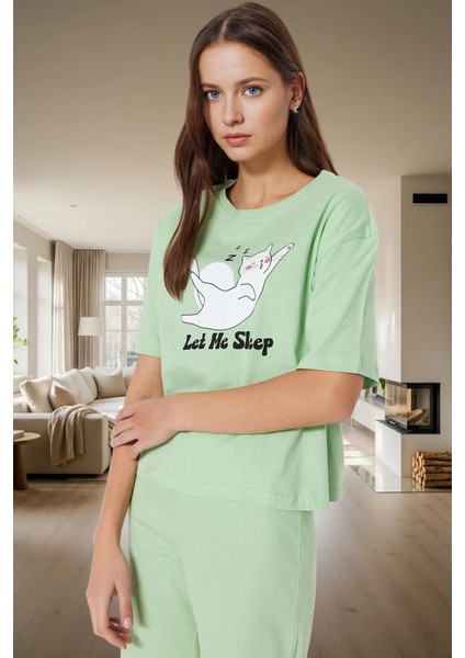 Pamuklu Pijama Takımı Rahat Regular Kalıp Boru Paça Kaliteli Işçilik