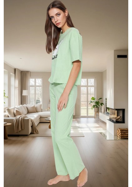 Pamuklu Pijama Takımı Rahat Regular Kalıp Boru Paça Kaliteli Işçilik fiyatları
