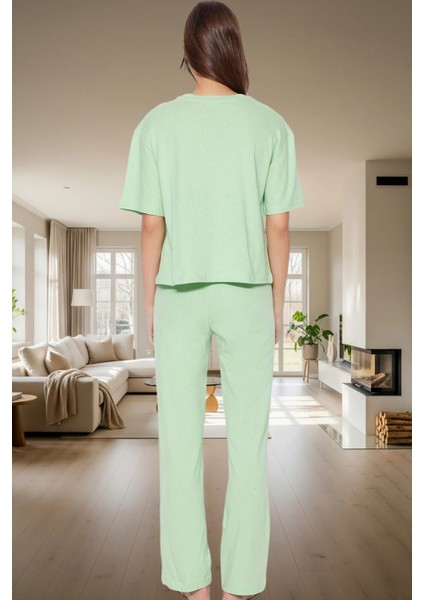 Pamuklu Pijama Takımı Rahat Regular Kalıp Boru Paça Kaliteli Işçilik modelleri