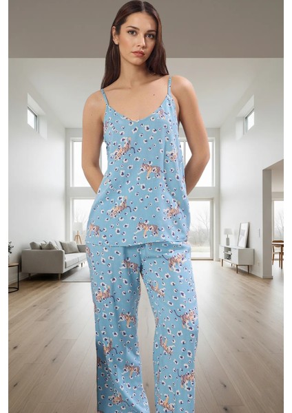100% Viskoz Dokuma Pijama Takımı Renk Hayvan Desenli Regular Kalıp Özel Tasarım fiyatları