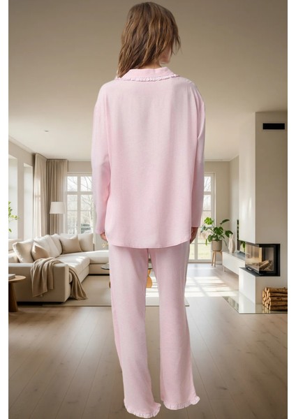 Regular Kalıp Uzun Kollu Boru Paça Pijama Takımı Rahat ve Şık Yüksek Kalite Kullanım modelleri