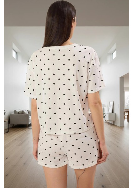 Pamuklu Kedi Desenli Rahat Pijama Takımı Yazlık Dayanıklı Malzeme Profesyonel Görünüm fiyatları