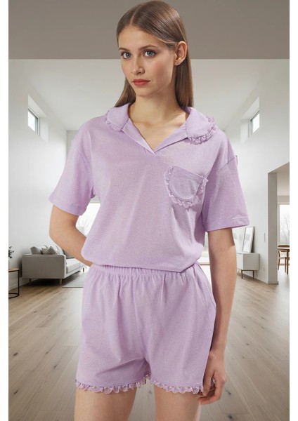 Pamuklu Viskon Süprem Hamile Pijama Dantelli Kısa Kollu Rahat ve Şık Kaliteli Işçilik fiyatları