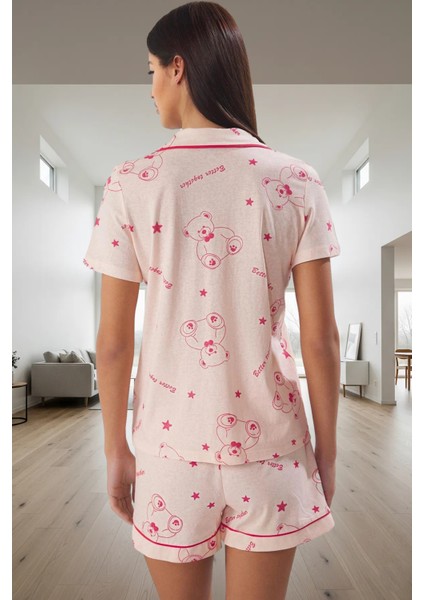 Rahat ve Şık Ayıcıklı Pijama Takımı Dayanıklı Malzeme Özenle Seçilmiş fiyatları