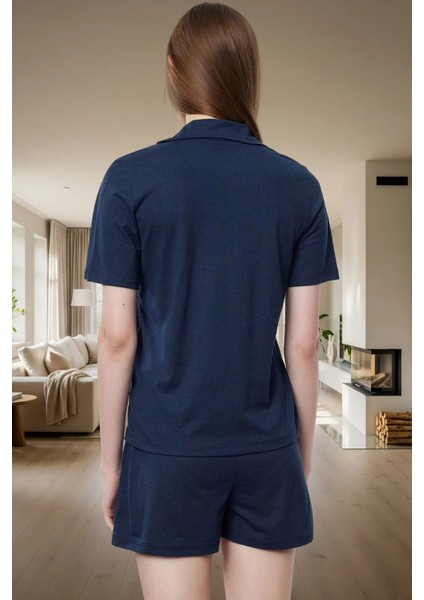 Yazlık Örme Pijama Takımı Kısa Kollu Regular Kalıp Ayıcıklı Dayanıklı Malzeme Yüksek Kalite modelleri
