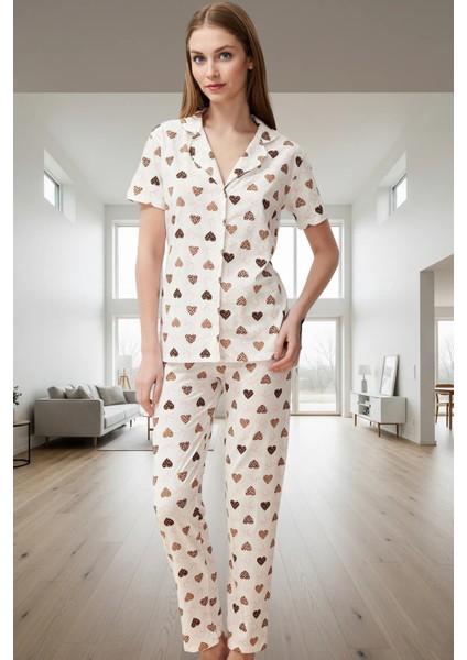 2'li Kalpli Pijama Takımı Pamuk Polyester Örme Kumaş Özenle Seçilmiş Profesyonel Görünüm fiyatları