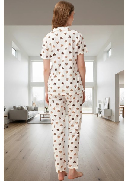 2'li Kalpli Pijama Takımı Pamuk Polyester Örme Kumaş Özenle Seçilmiş Profesyonel Görünüm modelleri