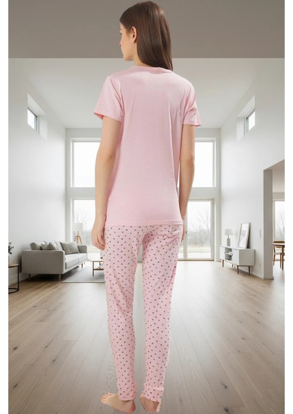 Rahat Ev Giyim Pijama Takımı; Galaksi Baskı Pamuklu 2'li Takım Trend Tasarım Mükemmel Uyum fiyatları
