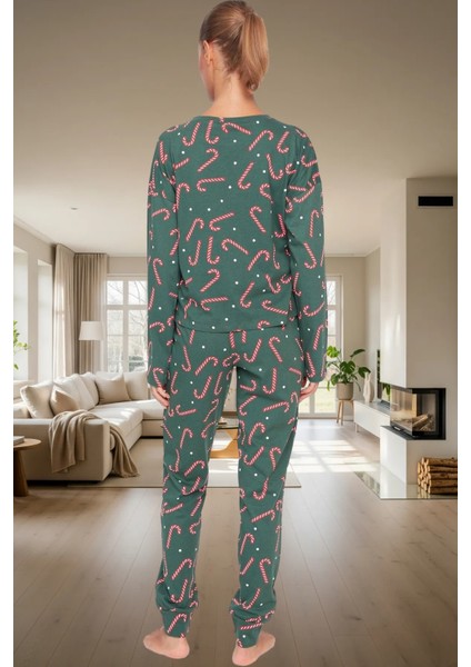 Rahat Yılbaşı Pijama Takımı %100 Pamuk Uzun Kollu Regular Kalıp Profesyonel Görünüm Yüksek Kalite modelleri