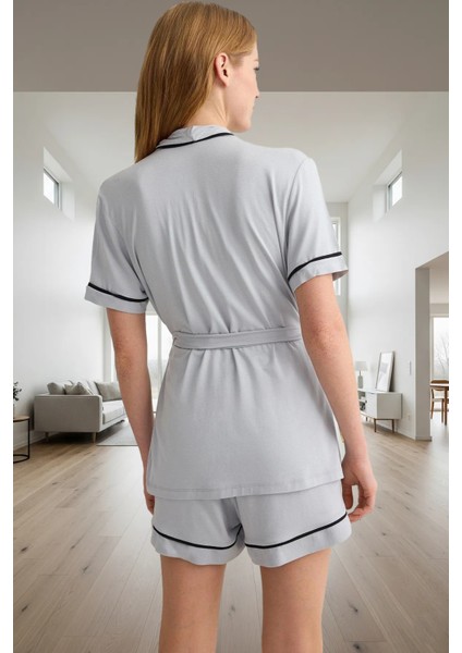 Kısa Kollu Hamile Pijama Takımı Viskon Süprem Kumaş Boru Paça Seçkin Malzeme Kaliteli Işçilik modelleri