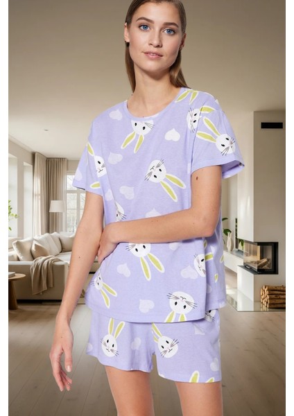Ayıcıklı Homewear Pijama Takımı %100 Pamuk Regular Kalıp Dayanıklı Malzeme Konforlu Kesim fiyatları