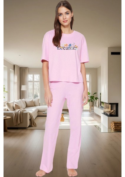 Pamuklu Pijama Takımı Rahat Regular Kalıp Boru Paça Kaliteli Işçilik