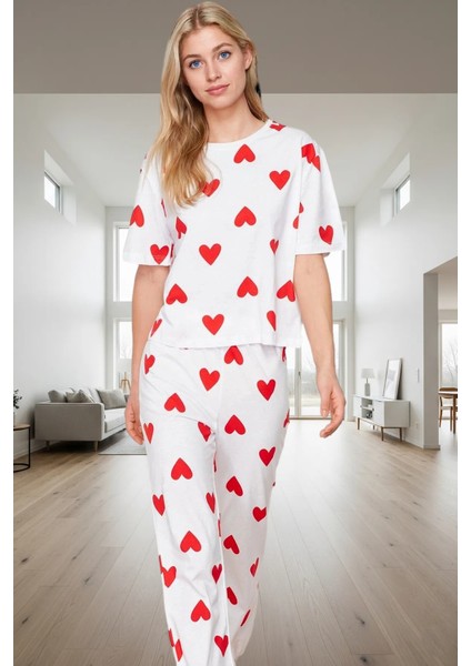 2'li Kalpli Pijama Takımı %100 Pamuk Konforu Kaliteli Işçilik Özenle Seçilmiş