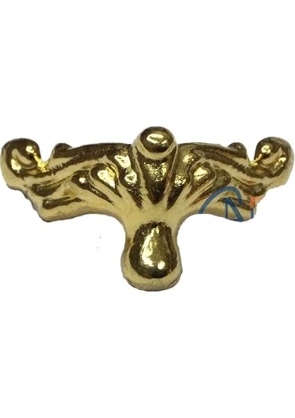 Köşe Etekli Sandık Ayağı, Kutu Ayak 1,5 cm - Sarı