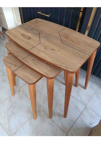 Üçlü Zigon Sehpa modelleri