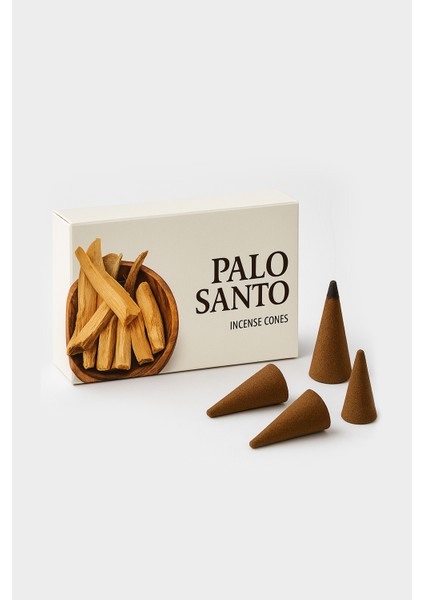 Kutsal Nefes | Konik Tütsü Seti | Palo Santo, Sandal, Hindistan Cevizi Konik Tütsü + Tütsülük indirimleri