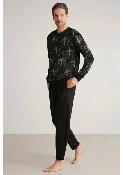 Nautıca M626 Erkek Uzun Kollu Yuvarlak Yaka Pijama Takımı fiyatları