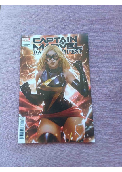 Kaptan Marvel Karanlık Fırtına #1 Çiğneme Varyantı Nm Gem Vay Canına Ingilizce Yeni Kondisyonda Usa Basimi 2023 Basim Captain Marvel Dark Tempest Çizgi Roman, Dinamik Çizimler ve Heyecan Verici