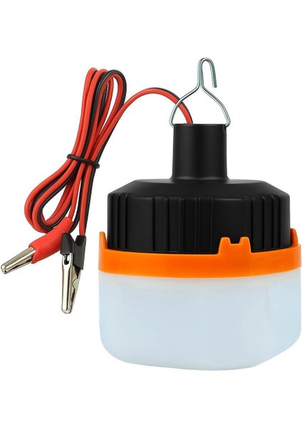 HT-A11 12 Volt Siyah LED Lamba Krokodil Maşalı Uçlu 21 Smd Ledli