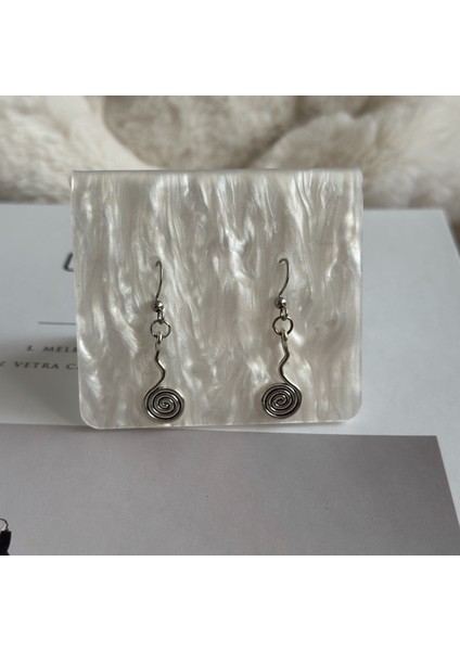 Spiral Damla Çelik Küpe fiyatları