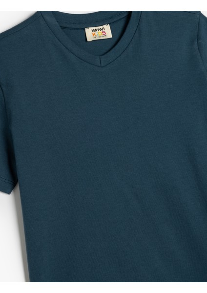Yeni Sezon Basic Tişört Kısa Kollu Bisiklet Yaka Pamuklu modelleri