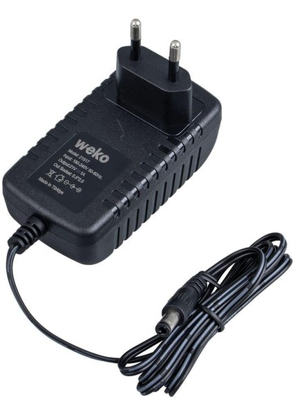 21 Volt - 1 Amper 5.5*2.5 Uçlu Priz Tipi Adaptör modelleri