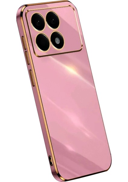 Xiaomi Poco X6 Pro Kılıf Volet Silikon - Mor Arbkd