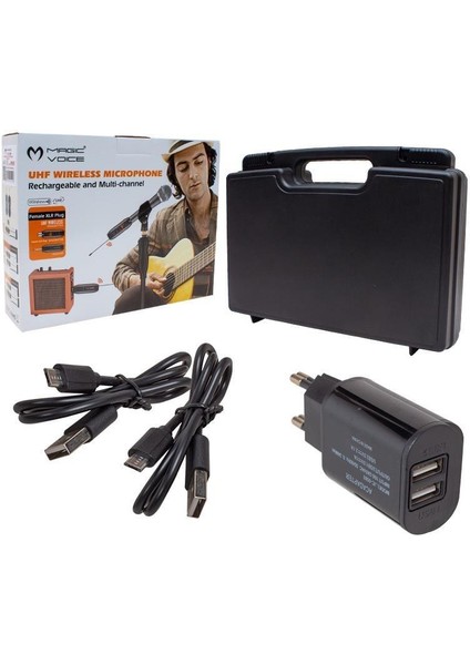 Uhf Gitar Tip Kablosuz Mikrofon MV-19585 modelleri