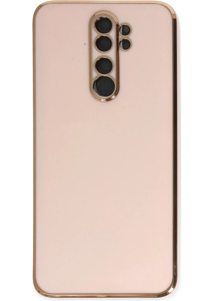 Xiaomi Redmi Note 8 Pro Kılıf Volet Silikon - Pembe Arbkd