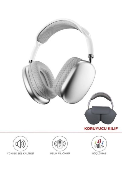 P9 Air Pro Max Kablosuz 5. 3 Mikrofonlu Sd Kart Girişli