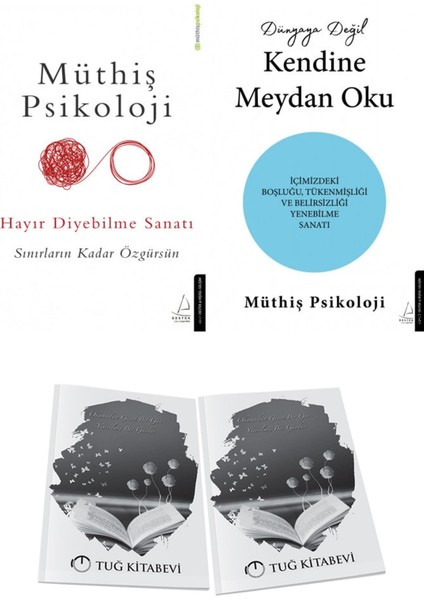 Müthiş Psikoloji Hayır Diyebilme Sanatı ve Dünyaya Değil Kendine Meydan Oku + Hediyeli