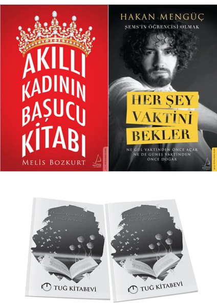 Akıllı Kadının Başucu Kitabı ve Her Şey Vaktini Bekler + Hediyeli